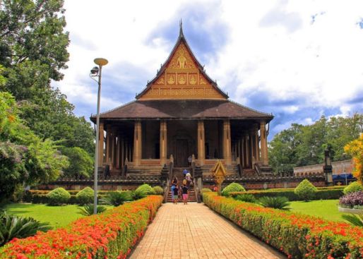Wat Ho Phra Keo Temple in Vientiane, Laos