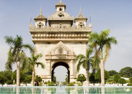 Patuxai Monument - The proud of Laotian