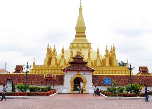 Pha That Luang stupa in Vientiane
