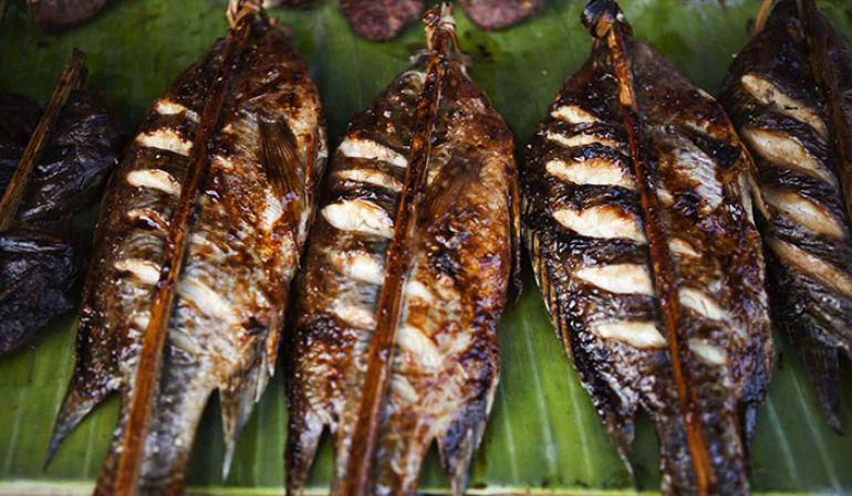 Grilled Fish in Hoay Xai